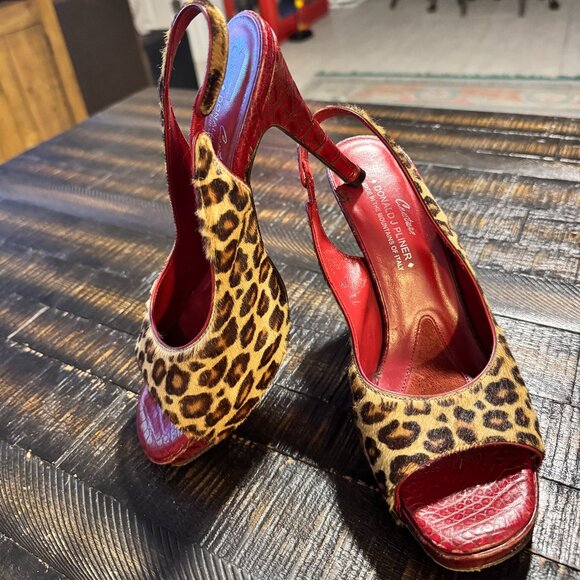 Donald J. Pliner Shoes - DONALD PLINER Leopard Pony Hair Slings - Size 7 1/2 M